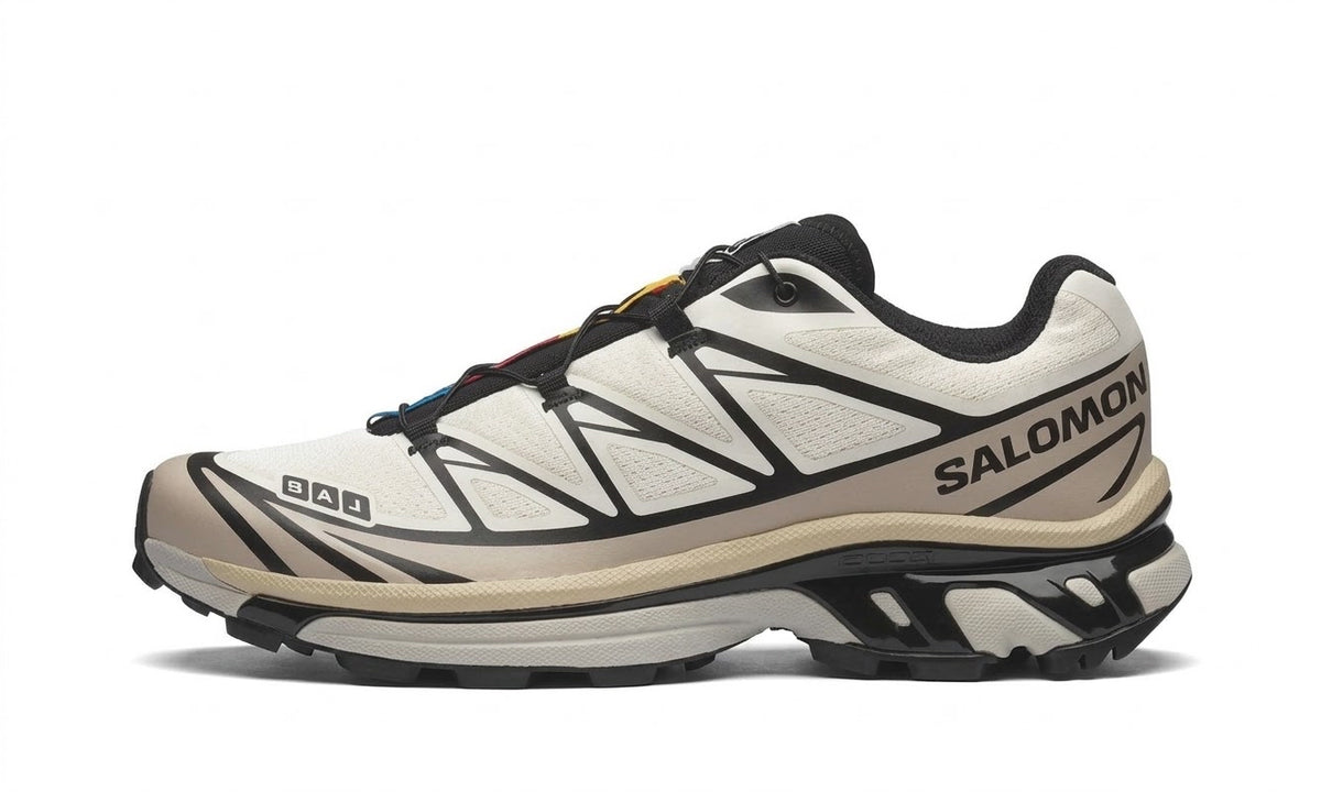 Salomon XT-6 Vanilla Ice Black Silver Cloud