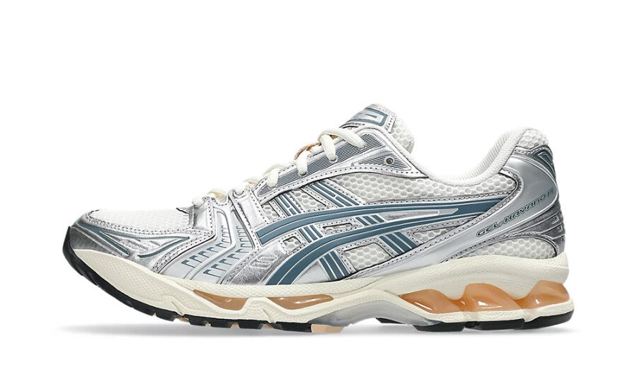 ASICS Gel-Kayano 14 Birch Pure Silver Teal Gold