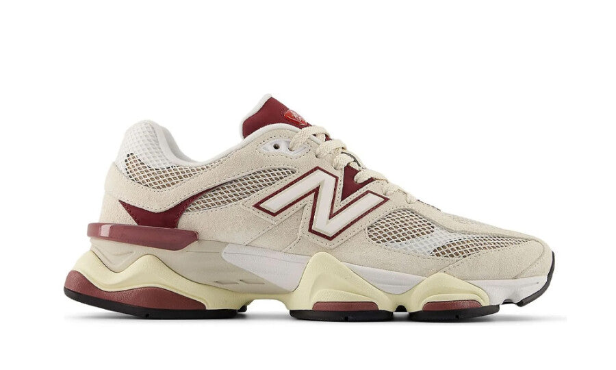 New Balance 9060 Linen Burgundy