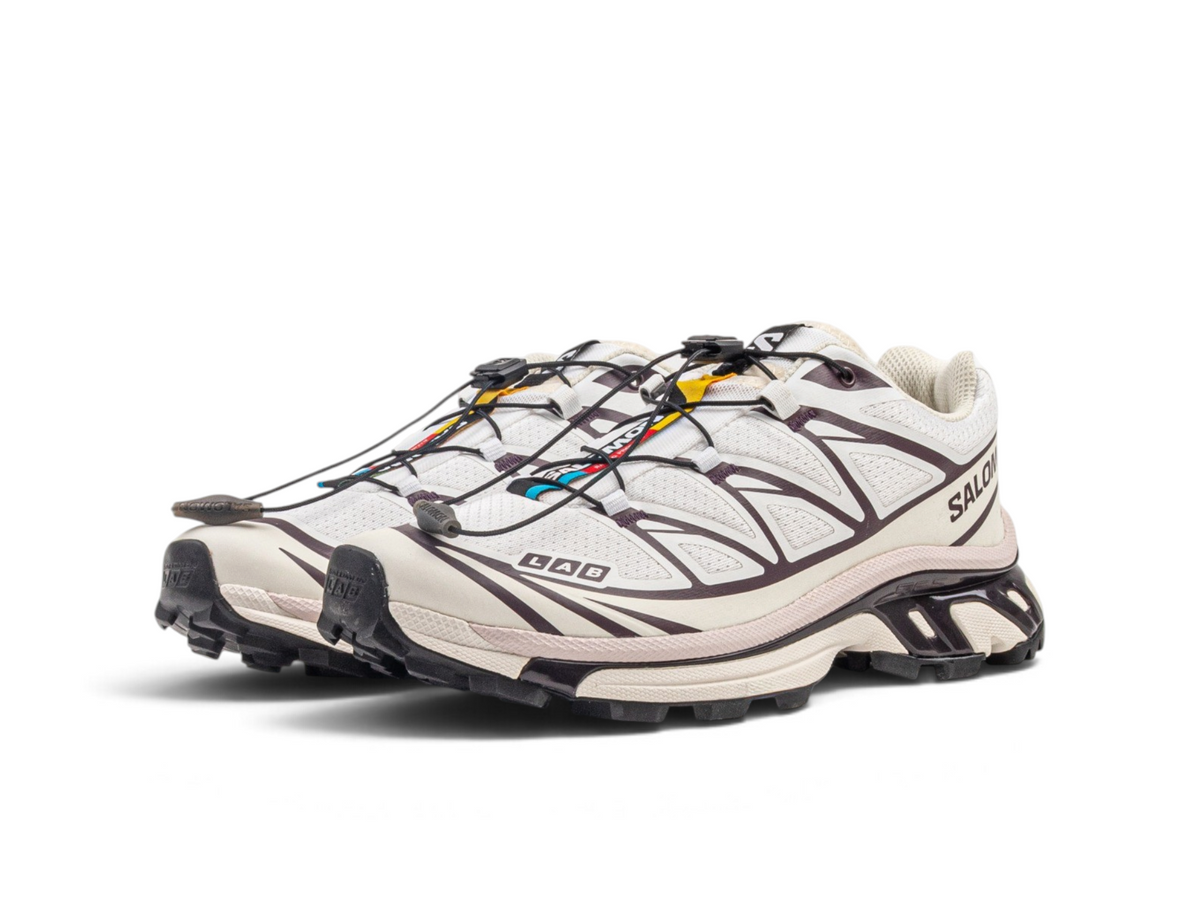 Salomon XT-6 White Vanilla Ice Plum